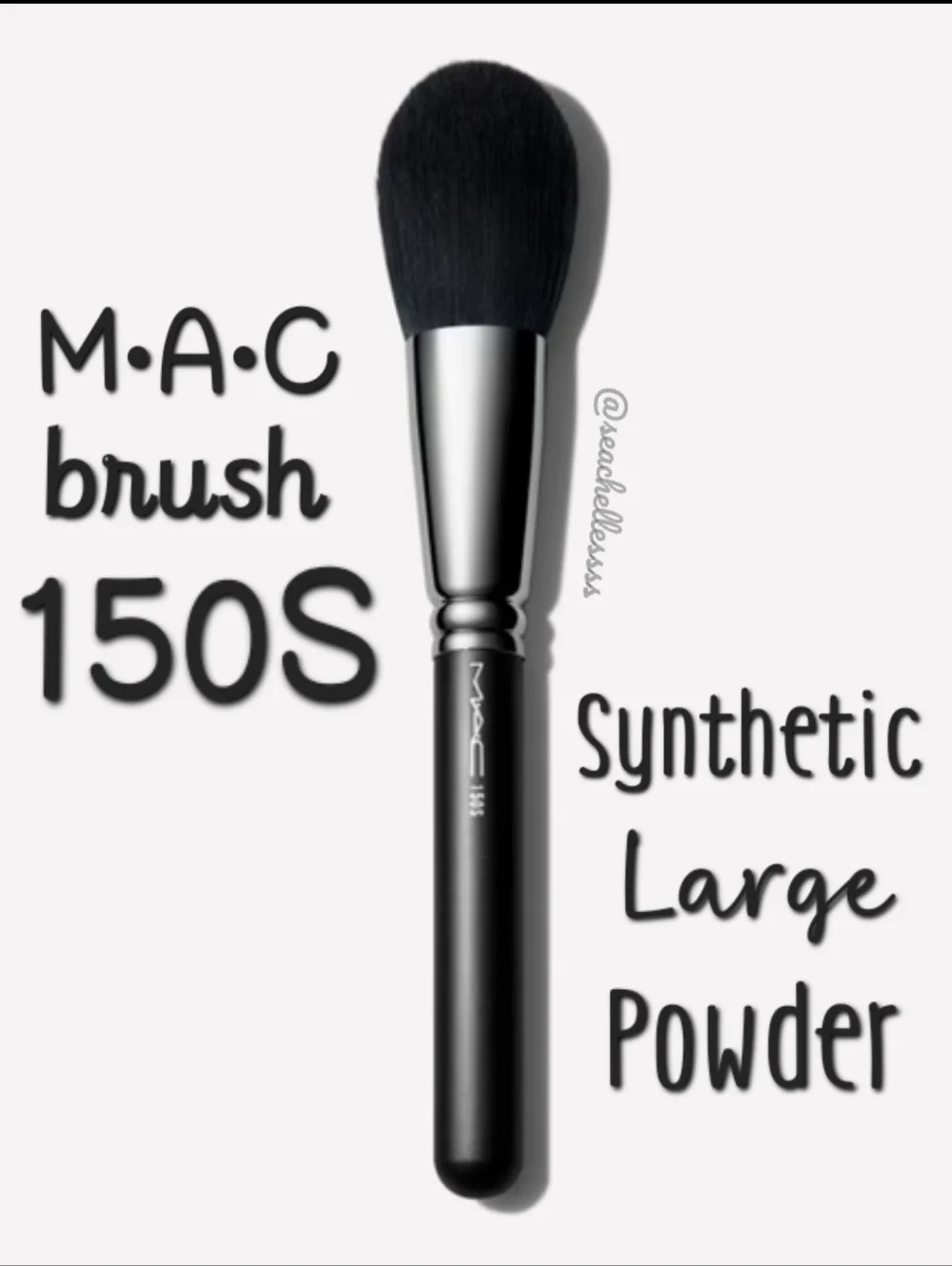 150S Mac Cosmetics Synthetic Large Powder Brush Brand New in Package Authentic